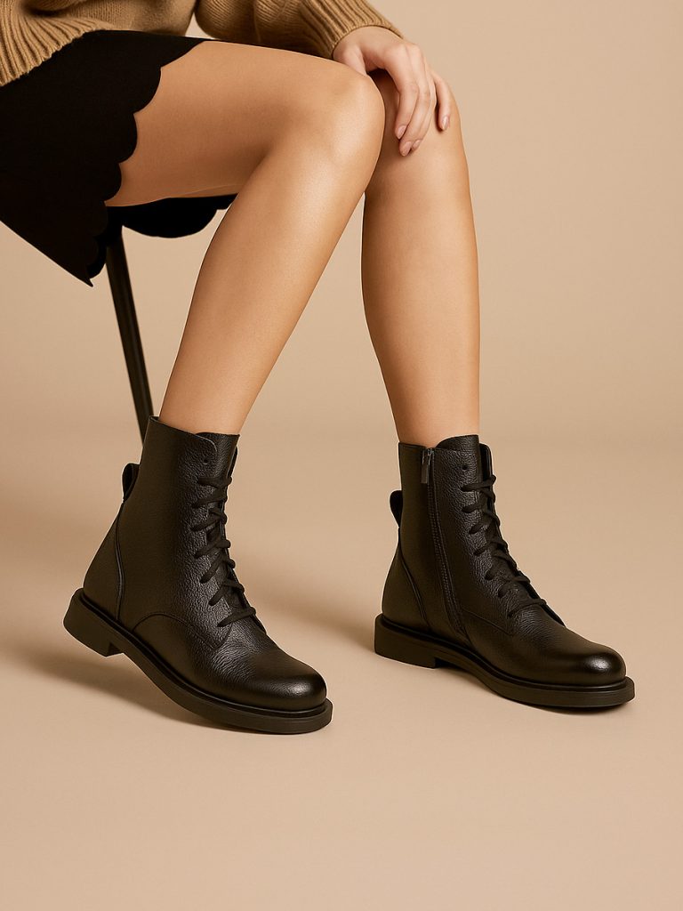 botki skórzane barefoot senza